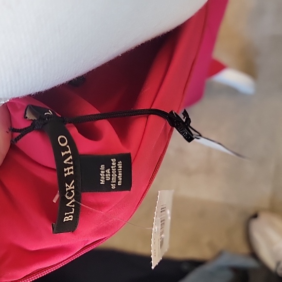 NWT Black Halo fuchsia pink lined sheath dress size 2 new - Picture 3 of 4